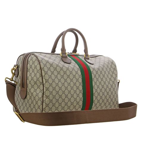 mens gucci luggage bags|Gucci leather bag men.